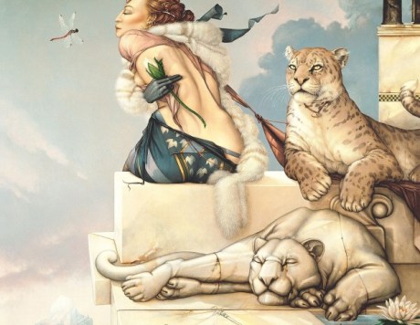 Deva Giclee on Canvas Michael Parkes